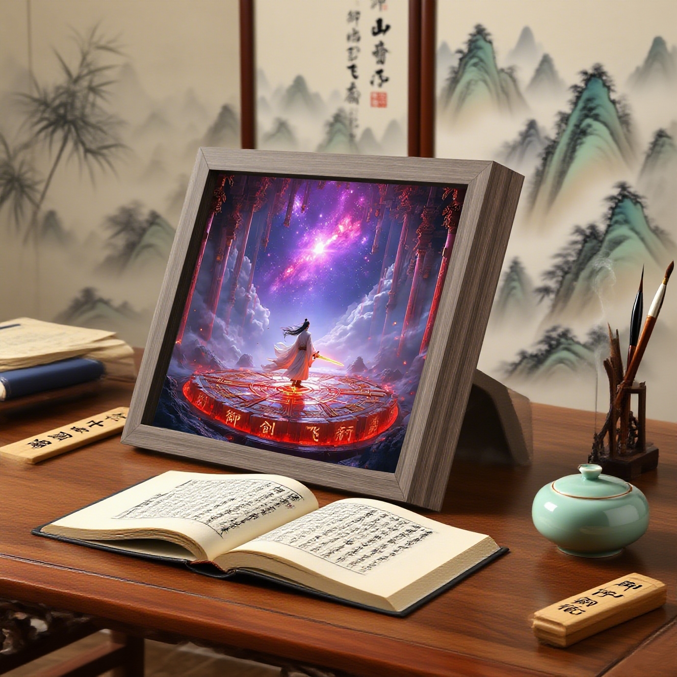 Epic Fantasy: Illuminate Your Space with a Glowing Portal to Another World