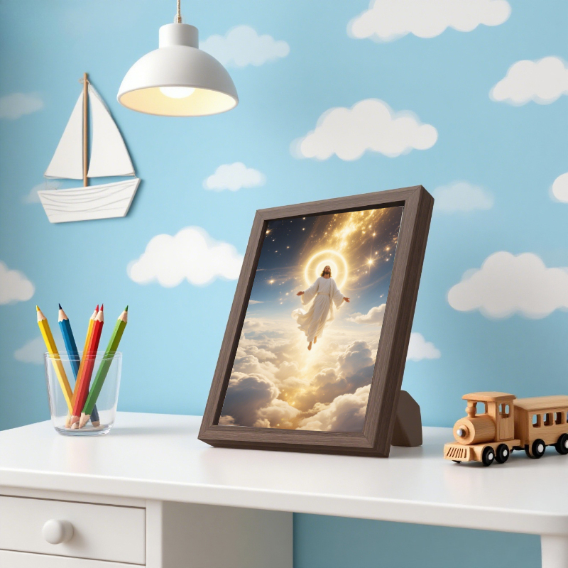 Print Your Faith, Light Up Your Spirit—Our Sacred Mirror Frames Honor What Matters Most